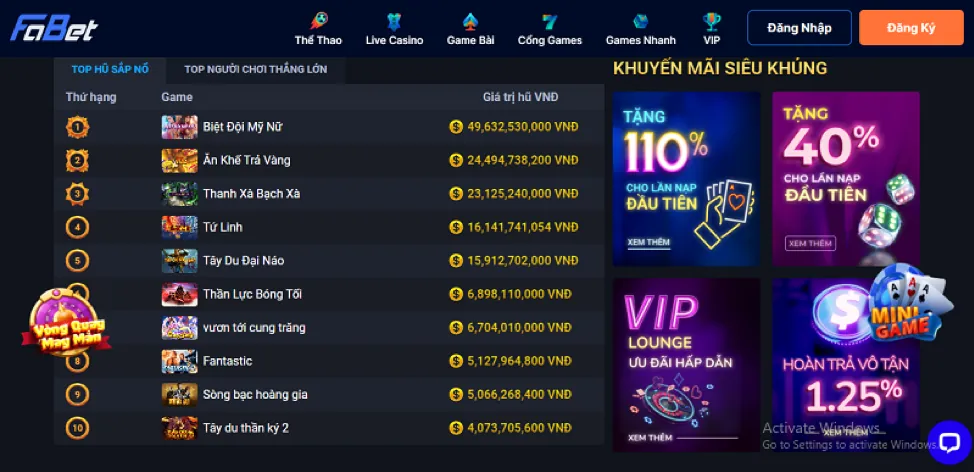 Ứng dụng vz99 app trên điện thoại di động